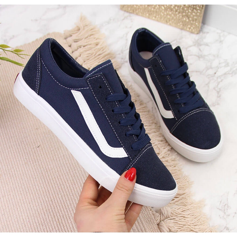 Sneakers basse Atletico blu navy 1