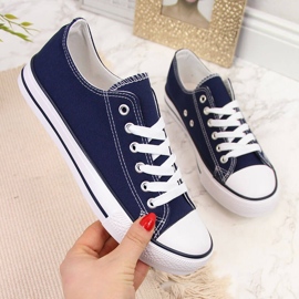 Sneakers basse Atletico blu navy 2