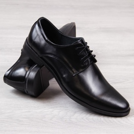 Scarpe da cerimonia uomo nere Buster di Gregor nero 1