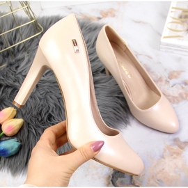 Décolleté sul post beige perla Sergio Leone 2