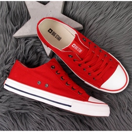 Sneakers rosse basse rosse Big Star DD274339 rosso 1