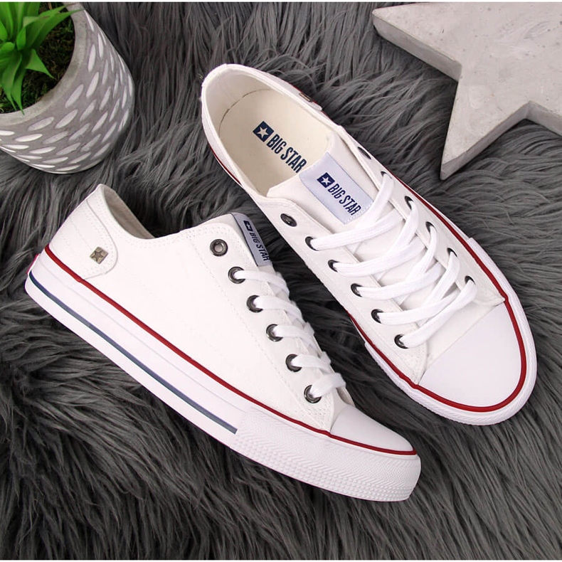 Sneakers basse bianche Big Star DD274336 bianca 1
