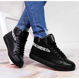 Sneakers alte nere Big Star EE274355 nero 1