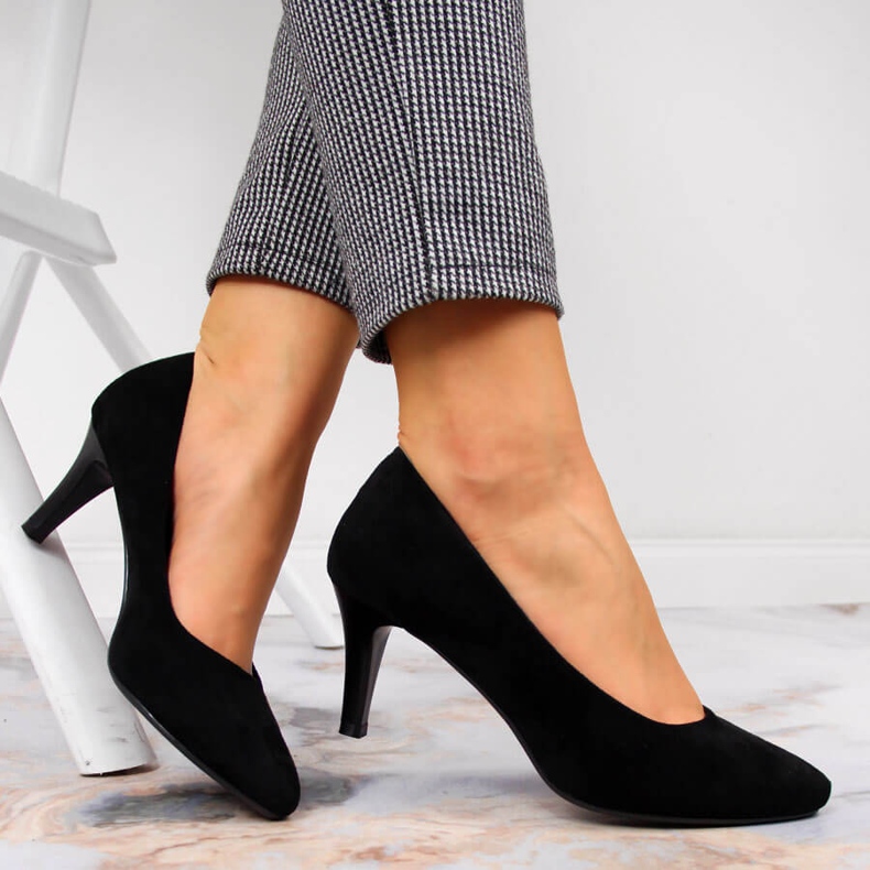 Décolleté Sergio Leone in camoscio nero 2