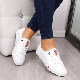 Low-top in ecopelle bianca Big Star GG274005 1