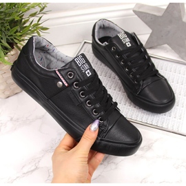 Low-top in ecopelle nera Big Star GG274061 nero 2