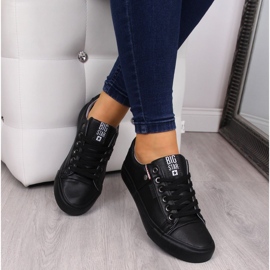 Low-top in ecopelle nera Big Star GG274061 nero 1