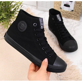Sneakers alte nere in tessuto Big Star FF274A170 2