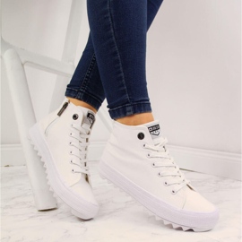 Sneakers bianche in tessuto Big Star FF274241 bianca 1