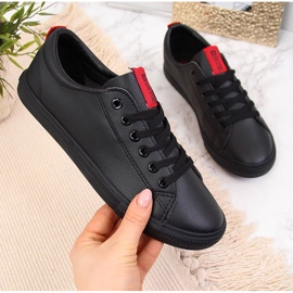 Low-top in ecopelle nera Big Star DD274687 nero 2