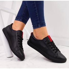 Low-top in ecopelle nera Big Star DD274687 nero 1