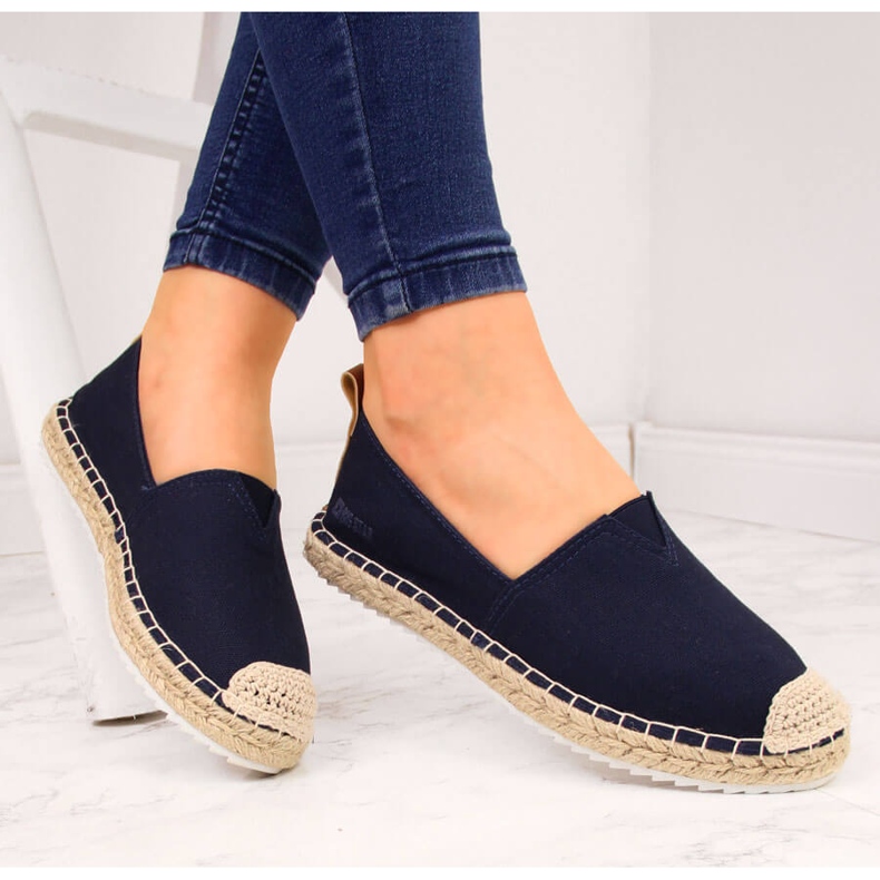 Espadrillas da donna blu navy Big Star HH274500 1