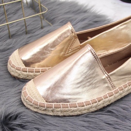 Espadrillas da donna con ecopelle, Big Star dorata HH274503 d'oro 2