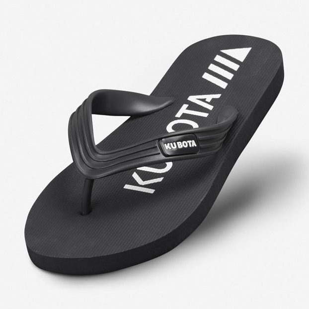 Infradito da piscina Kubota da uomo di colore nero 1