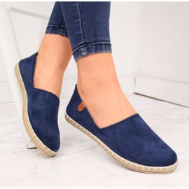 News Espadrillas da donna con intagli blu navy NOVITA' 1
