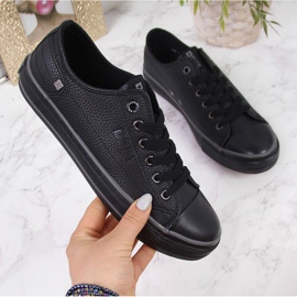 Low-top in ecopelle nera Big Star II274002 nero 2