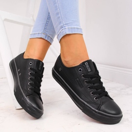 Low-top in ecopelle nera Big Star II274002 nero 1