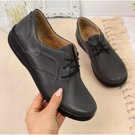 Grigio Scarpe da donna in pelle Helios 715 2