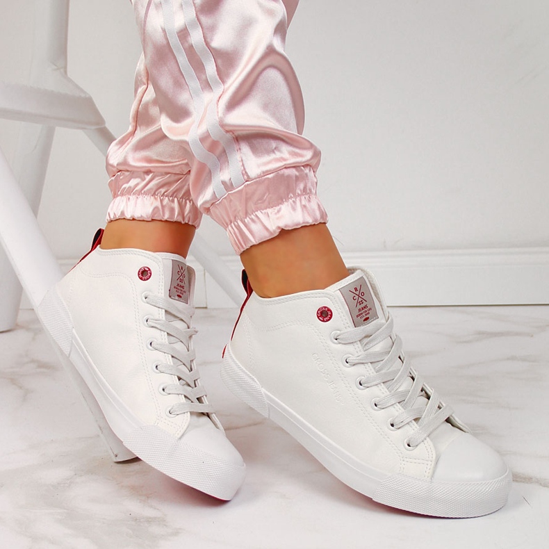 Sneakers bianche alla caviglia Cross Jeans II2R4033C bianca 1