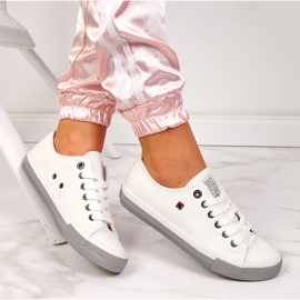 Sneakers basse bianche in ecopelle Big Star II274230 bianca 1