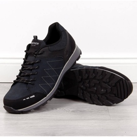 Scarpe da uomo blu navy Rieker B5720-01 1