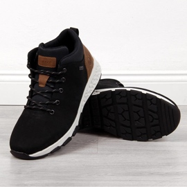 Scarpe da uomo Rieker B6740-00 in pelle nera nero 1