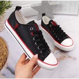 Sneakers basse in ecopelle nere Big Star JJ274129 nero 1