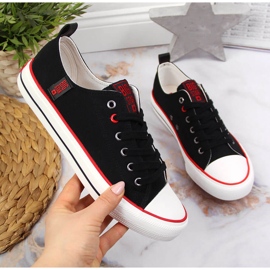 Sneakers basse in tessuto nero Big Star JJ274122 1
