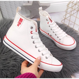High-top in similpelle bianca Big Star JJ274132 1