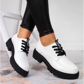Stivali da donna con plateau boots, bianco Laura La.Fi 2