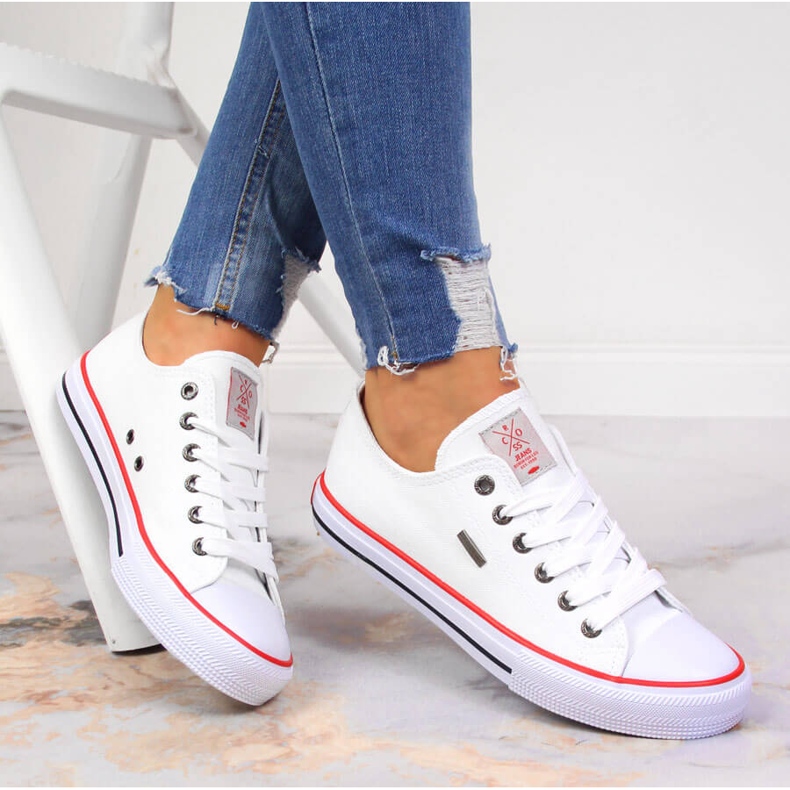 Sneakers basse Cross Jeans JJ2R4009C bianche bianco 1