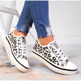 Stampa leopardata bianca da donna Big Star JJ274615 1