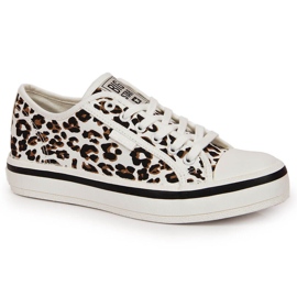 Stampa leopardata bianca da donna Big Star JJ274615 2