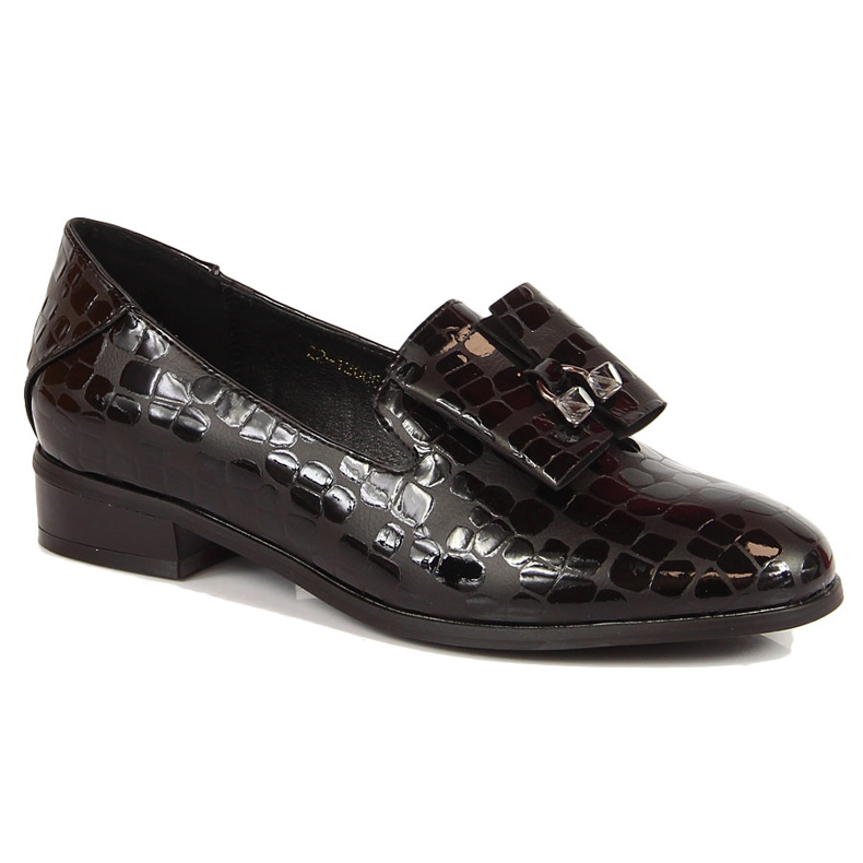 Scarpe Potocki nere laccate 1