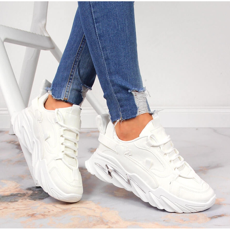 Sneakers bianche da donna Potocki bianco 1