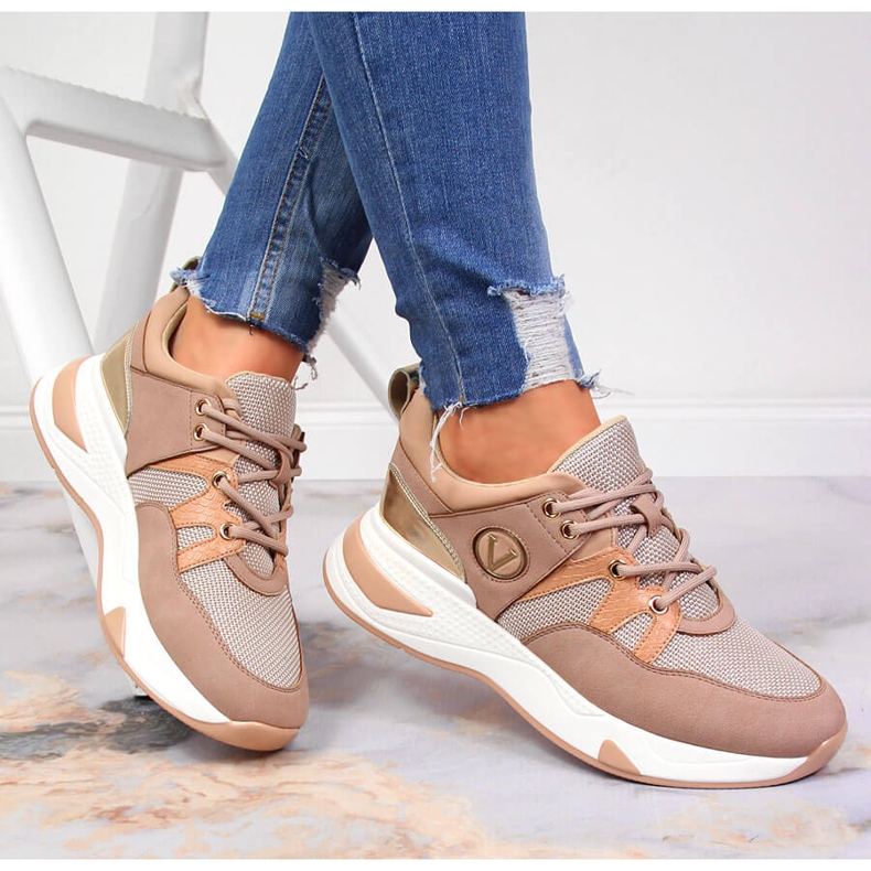 Sneakers da donna sulla piattaforma Vinceza multicolore 1