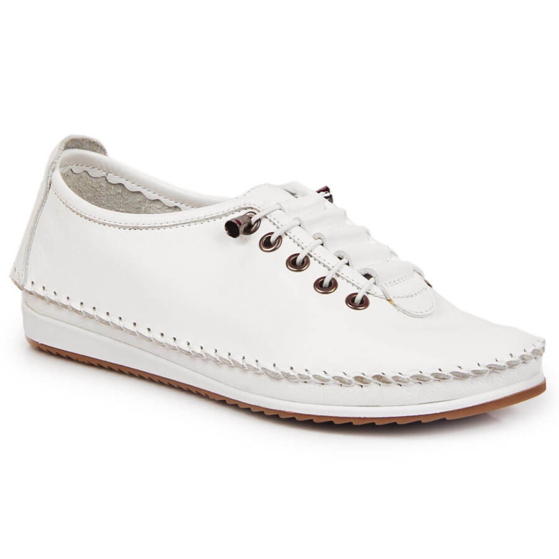 Slip-on da donna in pelle bianca Artiker 2