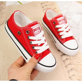 Sneakers da bambino Big Star rosse FF374201 rosso 1