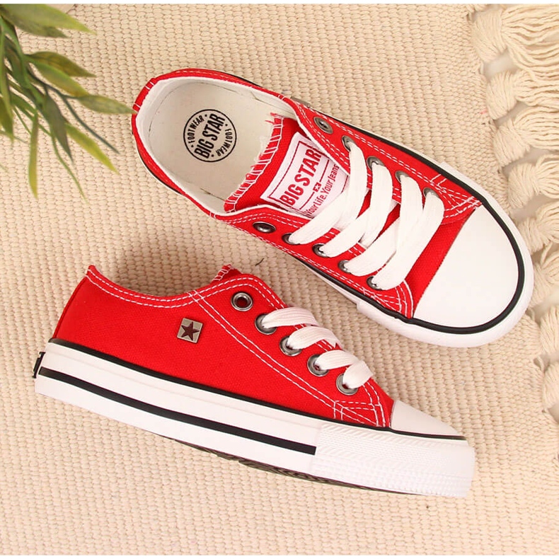Sneakers da bambino Big Star rosse FF374201 rosso 2
