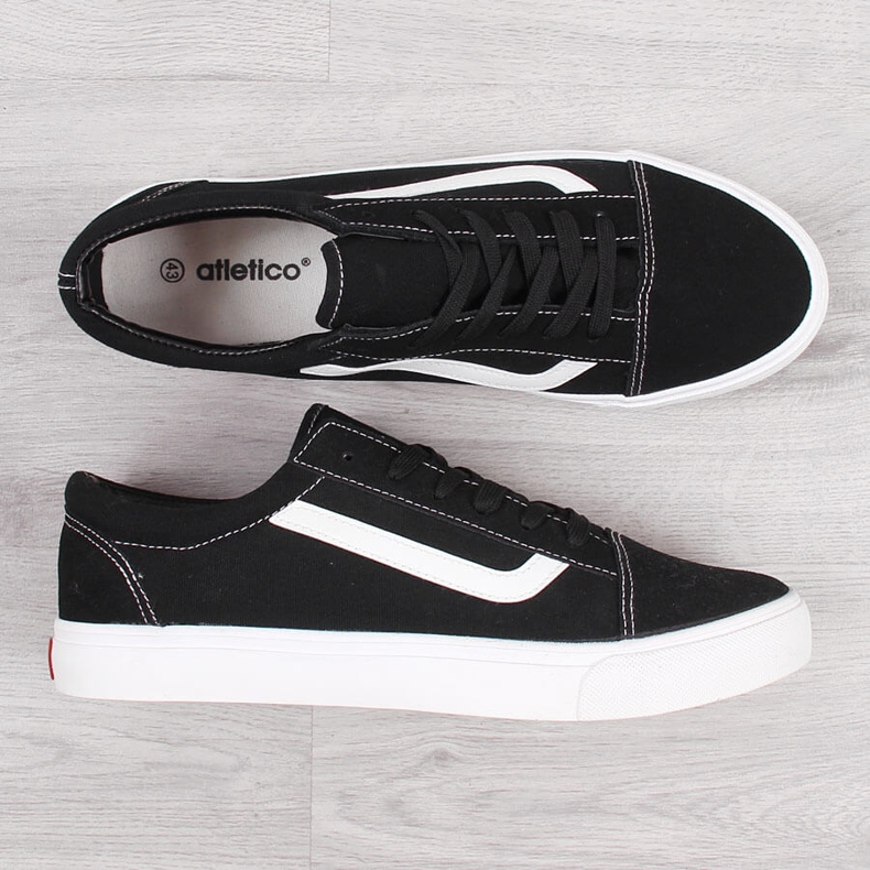 Sneakers nere basse da uomo Atletico nero 1