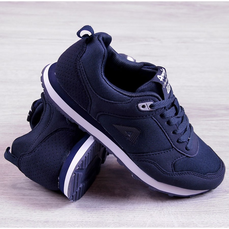 Scarpe sportive da uomo blu navy American Club 2
