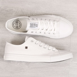 Sneakers da uomo in ecopelle bianche Big Star V174347 bianca 1