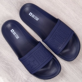 Ciabatte da spiaggia per bambini in gomma blu navy Big Star DD374155 2
