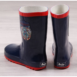 American Club Galosce americane da ragazzo impermeabili blu navy 1