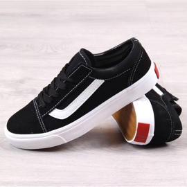 Sneakers in tessuto per bambini Atletico nere nero 1