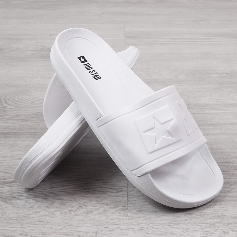 Ciabatte da spiaggia bianche Big Star DD274A268 bianca 1