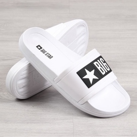 Ciabatte da spiaggia in gomma bianca Big Star DD274A264 2