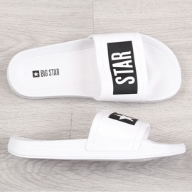 Ciabatte da spiaggia in gomma bianca Big Star DD274A264 1