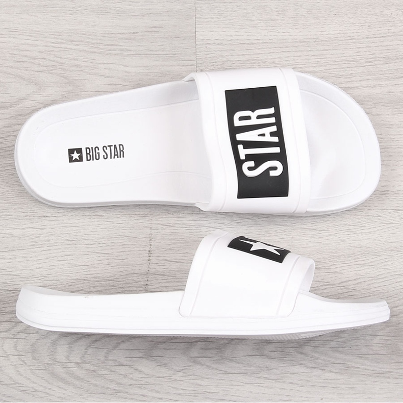Ciabatte da spiaggia in gomma bianca Big Star DD274A264 1