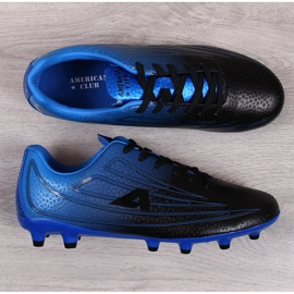Scarpe da calcio da uomo nere e blu American Club nero blu 1